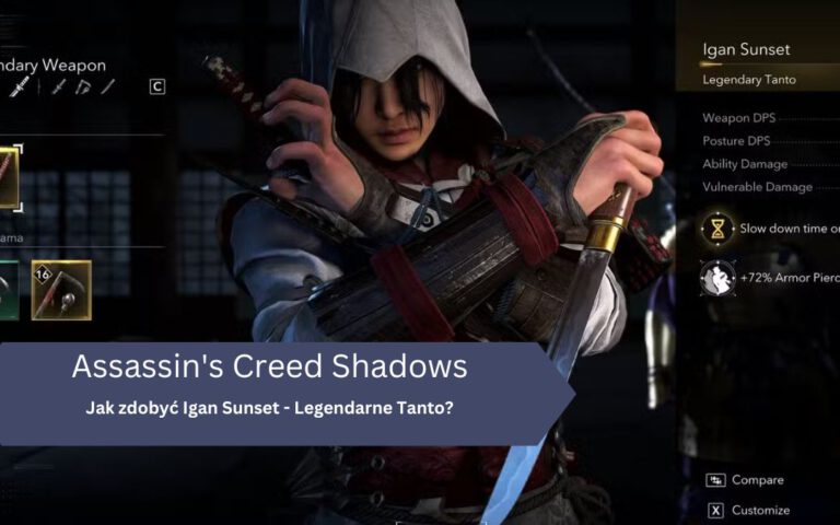 Jak zdobyć Igan Sunset – Legendarne Tanto w Assassin’s Creed Shadows?