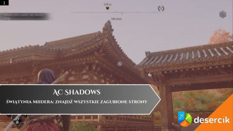 AC Shadows – świątynia Miidera: znajdź wszystkie zagubione strony
