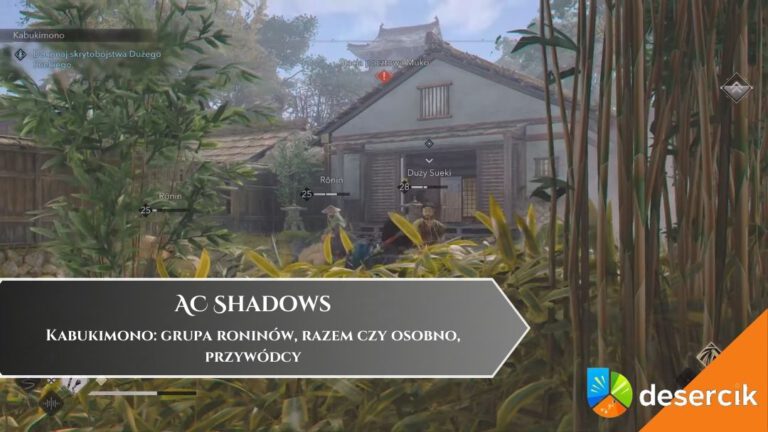 AC Shadows – Kabukimono: grupa roninów, razem czy osobno, przywódcy