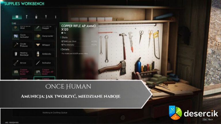Once Human – Amunicja: jak tworzyć, miedziane naboje