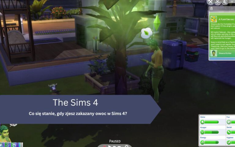 Co się stanie, gdy zjesz zakazany owoc w Sims 4?