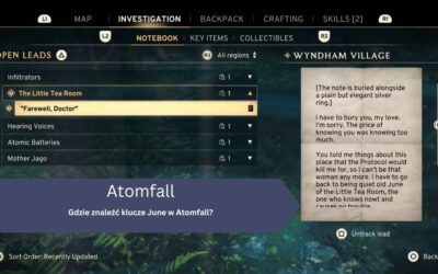 Gdzie znaleźć klucze June w Atomfall?