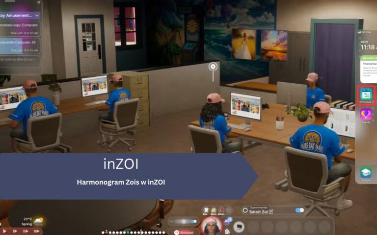 inZOI – harmonogram: jak efektywnie planować