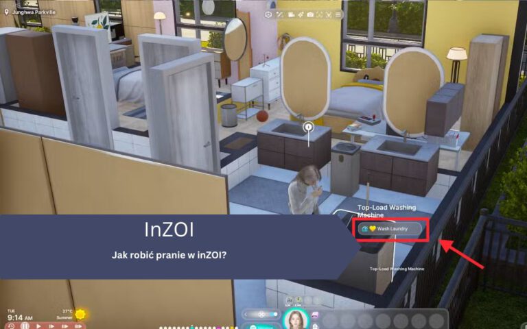 inZOI – pranie: jak zrobić, wybór i zakup pralki