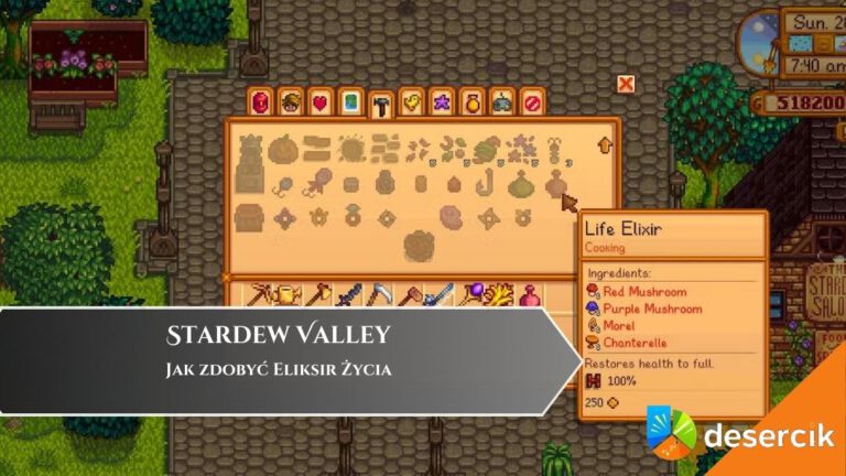 Stardew Valley – Jak zdobyć Eliksir Życia