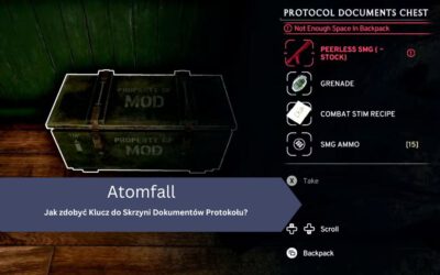 Jak zdobyć Klucz do Skrzyni Dokumentów Protokołu? Wyndham – Atomfall