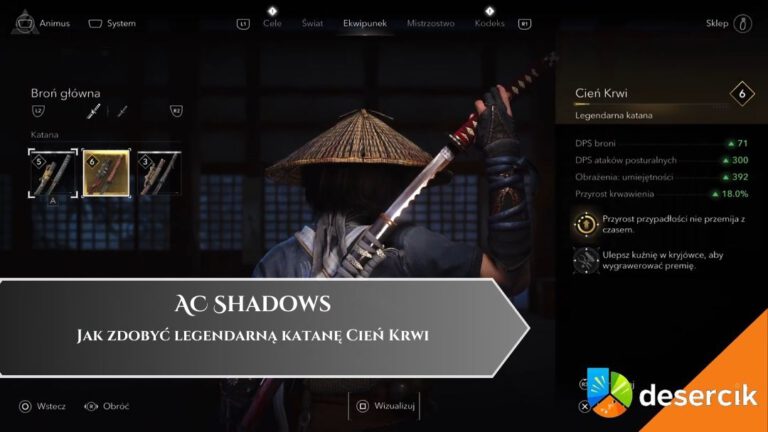 AC Shadows – Jak zdobyć legendarną katanę Cień Krwi