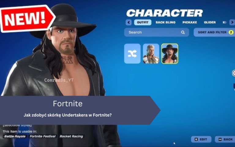 Jak zdobyć skórkę Undertakera w Fortnite? – Legendarny „Deadman” wkracza do bitwy