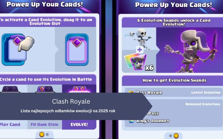Lista najlepszych odłamków ewolucji w Clash Royale na 2025 rok