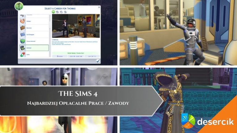 The Sims 4 – Najbardziej Opłacalne Prace / Zawody