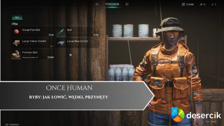 Once Human – ryby: jak łowić, wędki, przynęty
