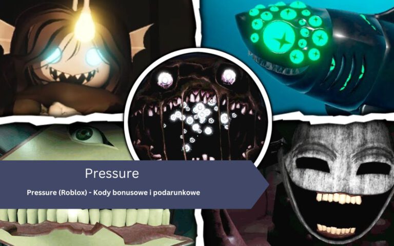 Pressure (Roblox) – Kody bonusowe i podarunkowe