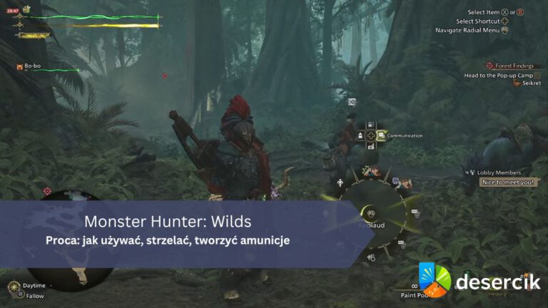 Monster Hunter: Wilds – Proca: jak używać, strzelać, tworzyć amunicje