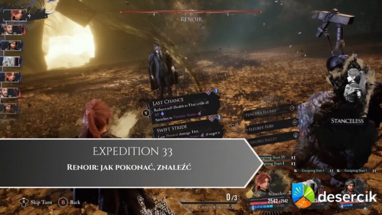 Expedition 33 &ndash; Renoir: jak pokonać, znaleźć