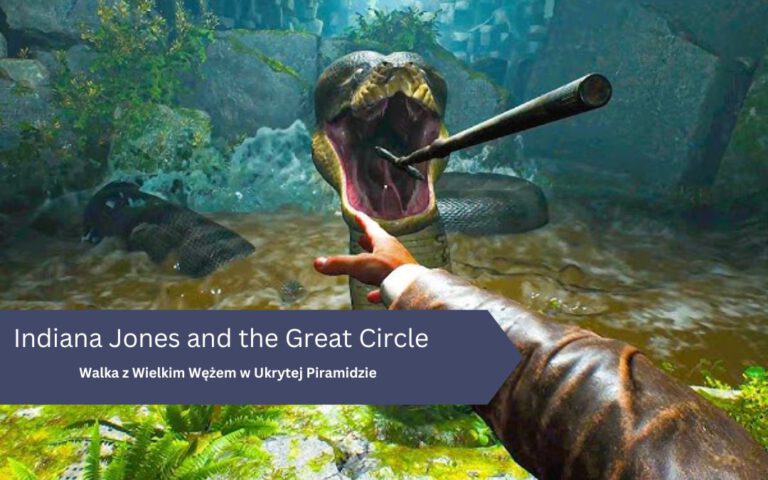 Walka z Wielkim Wężem w Ukrytej Piramidzie w grze Indiana Jones and the Great Circle