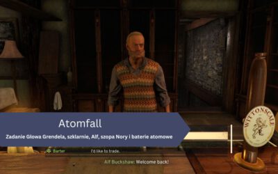 Zadanie Głowa Grendela, szklarnie, Alf, szopa Nory i baterie atomowe – Atomfall