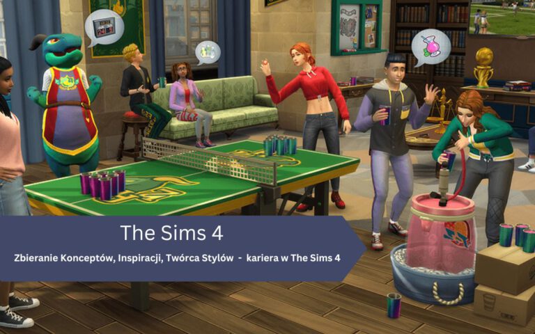 Zbieranie Konceptów, Inspiracji, Twórca Stylów – kariera w The Sims 4