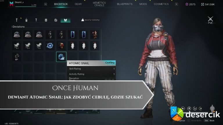 Once Human – dewiant Atomic Snail: jak zdobyć cebulę, gdzie szukać