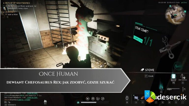 Once Human – dewiant Chefosaurus Rex: jak zdobyć, gdzie szukać