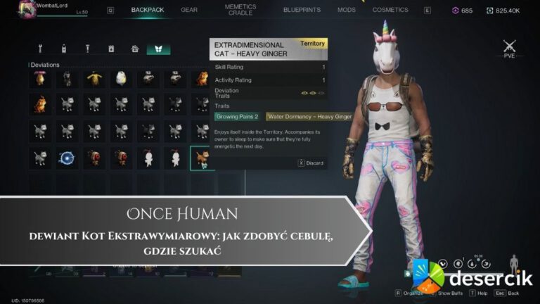 Once Human – dewiant Kot Ekstrawymiarowy: jak zdobyć cebulę, gdzie szukać