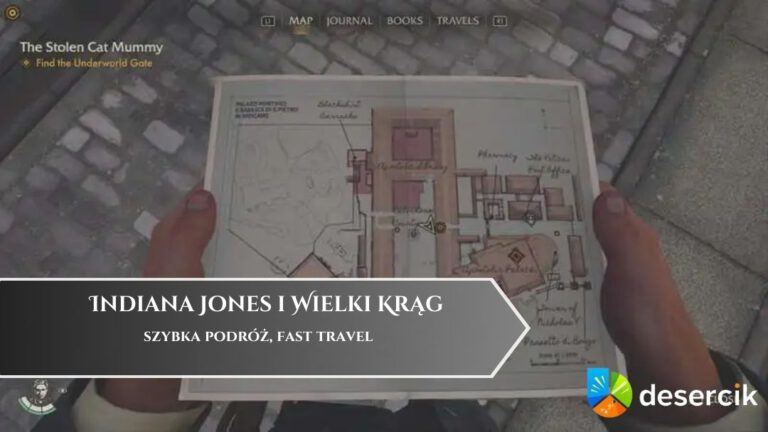 Indiana Jones i Wielki Krąg – szybka podróż, fast travel