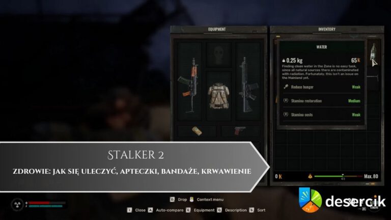 Stalker 2 – zdrowie: jak się uleczyć, apteczki, bandaże, krwawienie