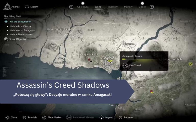 „Potoczą się głowy”: Decyzje moralne w zamku Amagasaki – Assassin’s Creed Shadows