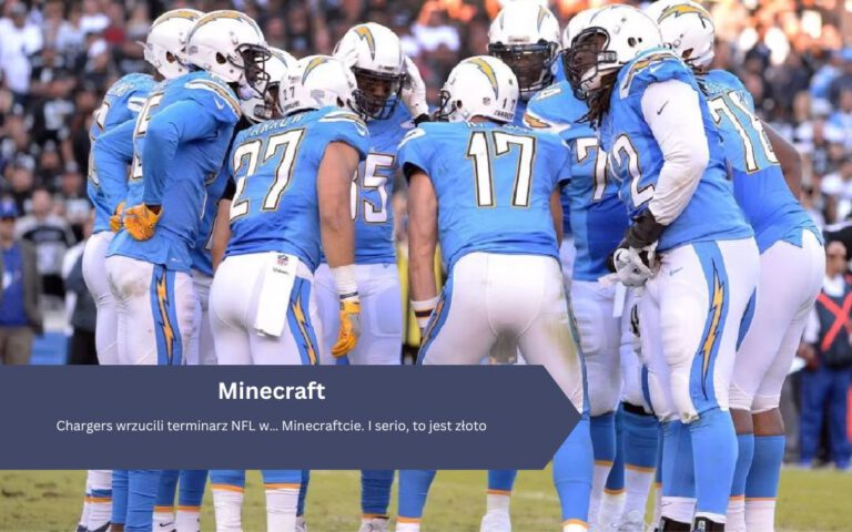 Chargers wrzucili terminarz NFL w… Minecraftcie. I serio, to jest złoto