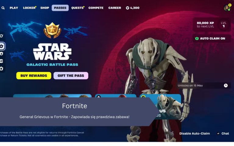Generał Grievous w Fortnite – Zapowiada się prawdziwa zabawa!