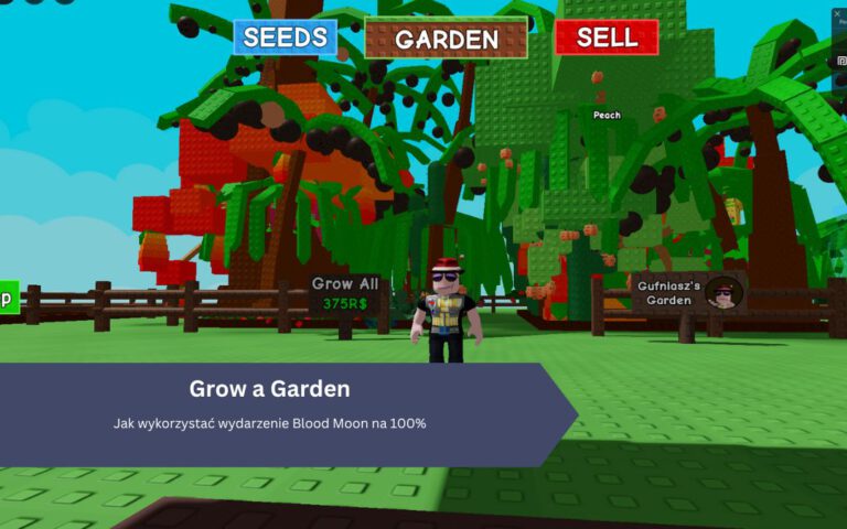 Grow a Garden: Jak wykorzystać wydarzenie Blood Moon na 100%