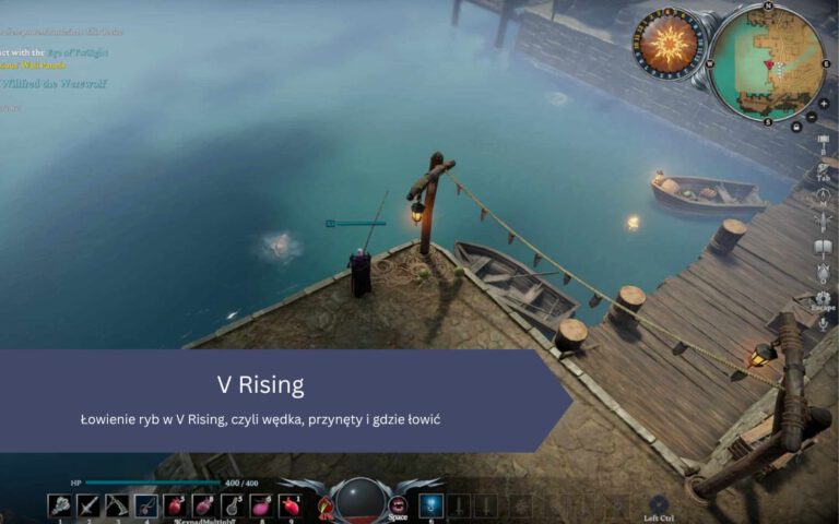Łowienie ryb w V Rising, czyli wędka, przynęty i gdzie łowić