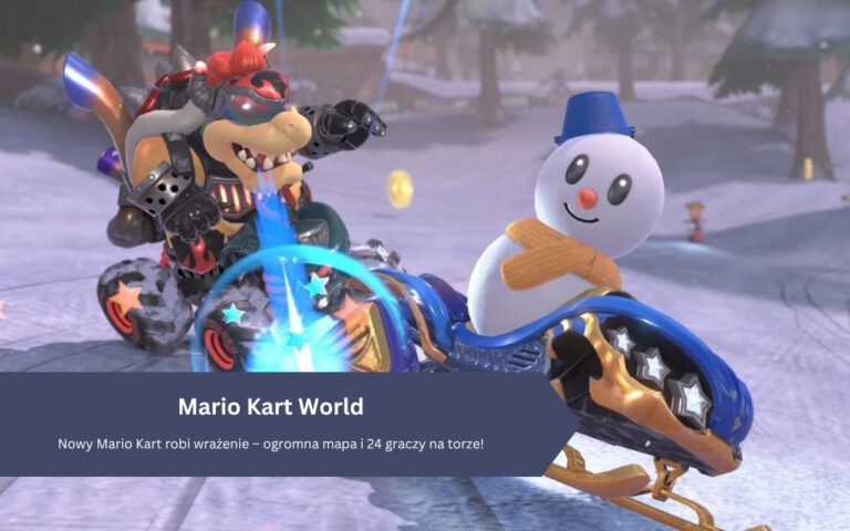 Nowy Mario Kart robi wrażenie – ogromna mapa i 24 graczy na torze!