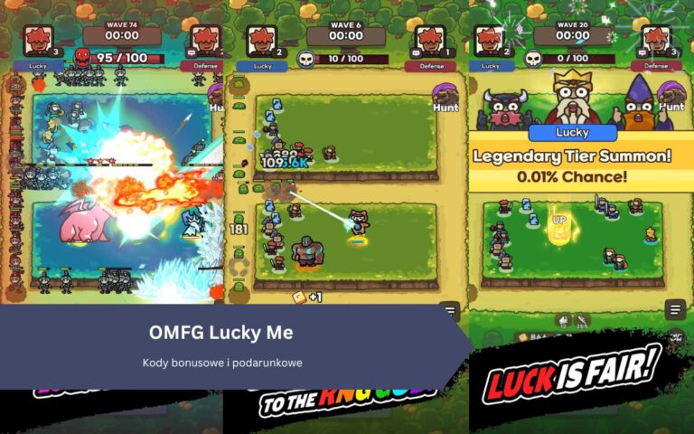 OMFG Lucky Me: Kody bonusowe i podarunkowe