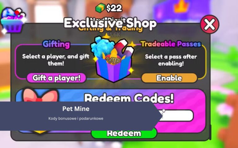 Pet Mine: Kody bonusowe i podarunkowe