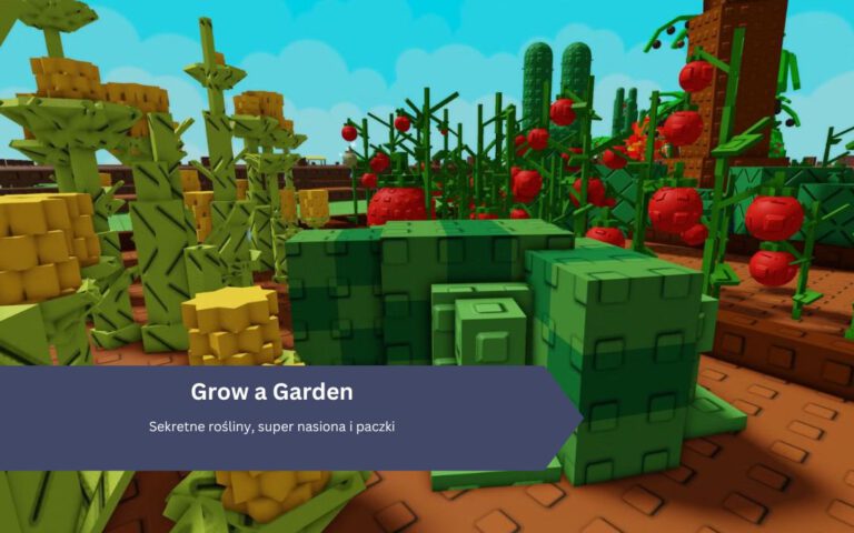 Grow a Garden: Sekretne rośliny, super nasiona i paczki