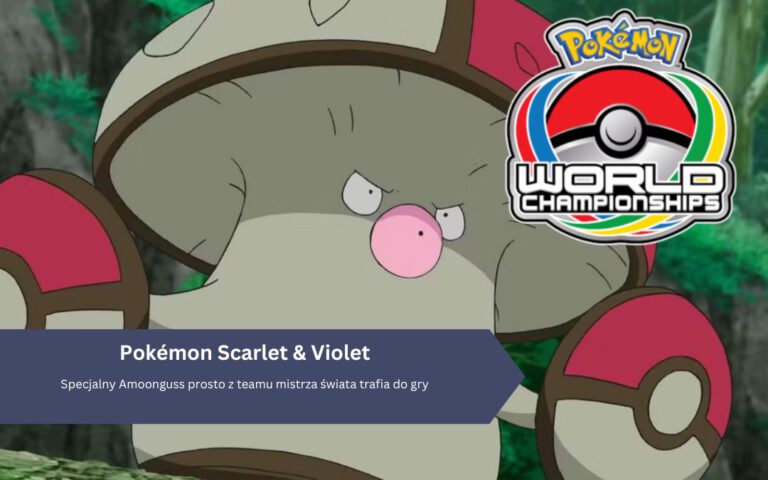 Specjalny Amoonguss prosto z teamu mistrza świata trafia do Pokémon Scarlet & Violet!