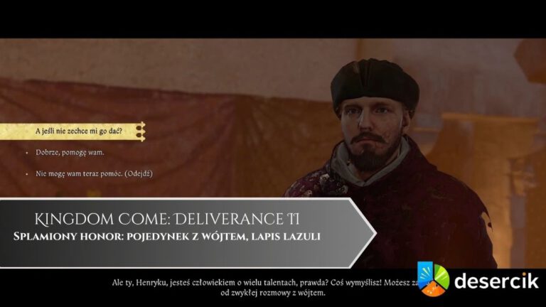 Kingdom Come Deliverance 2 – Splamiony honor: pojedynek z wójtem, lapis lazuli, obraz