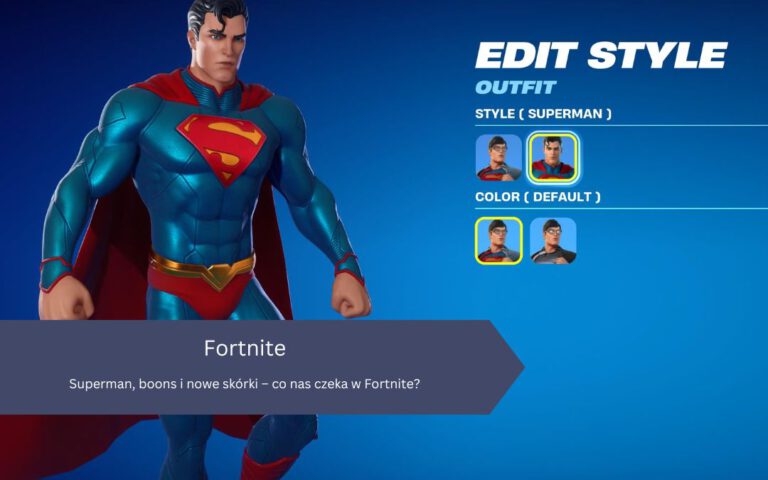 Superman, boons i nowe skórki – co nas czeka w Fortnite?