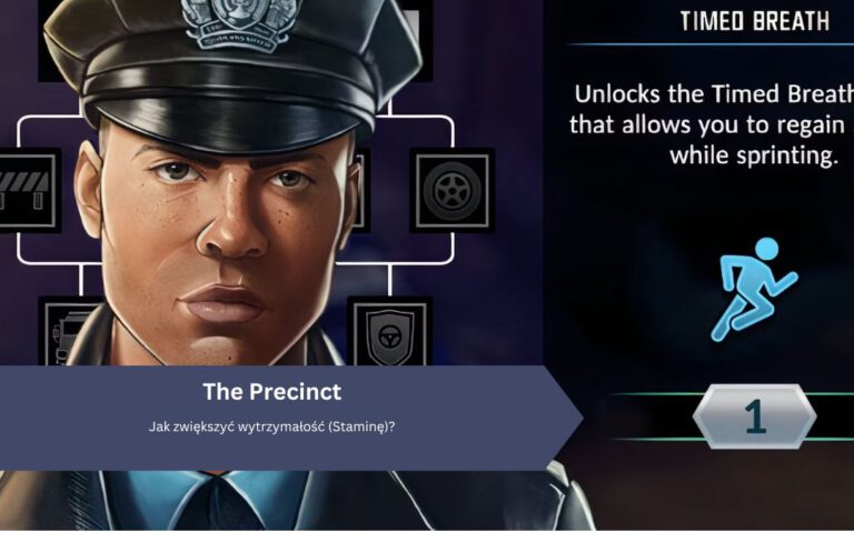 The Precinct – stamina: jak zwiększyć, wytrzymałość