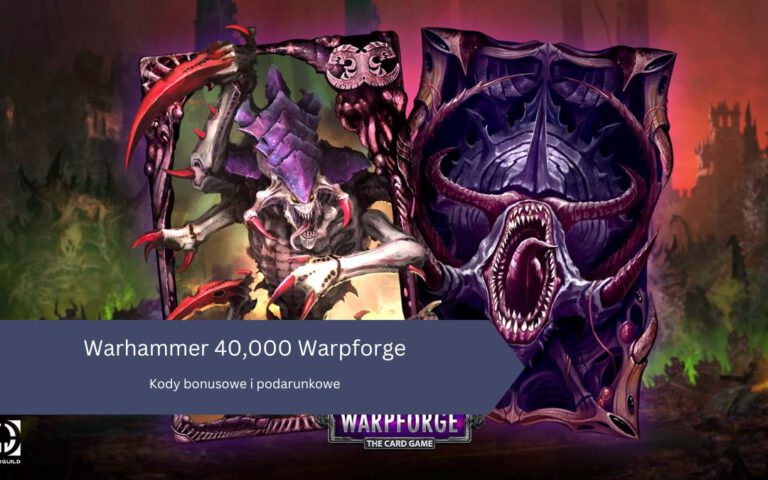 Warhammera 40,000, Warpforge – Kody bonusowe i podarunkowe