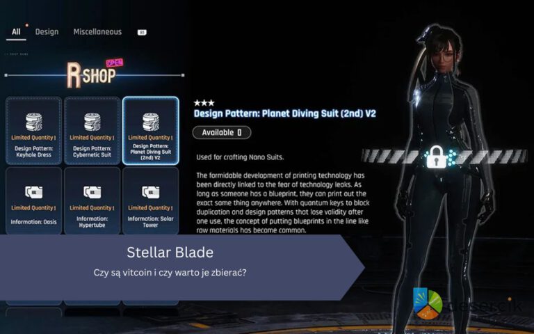 Stellar Blade: Czy są vitcoin i czy warto je zbierać?
