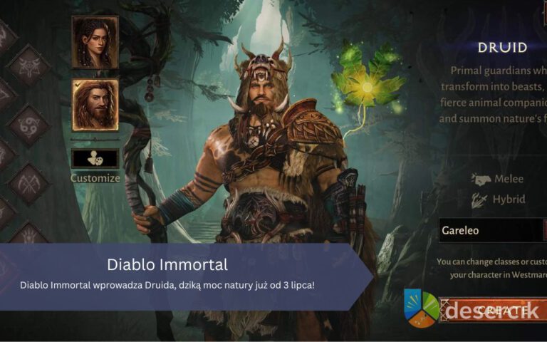 Diablo Immortal wprowadza Druida, dziką moc natury już od 3 lipca!