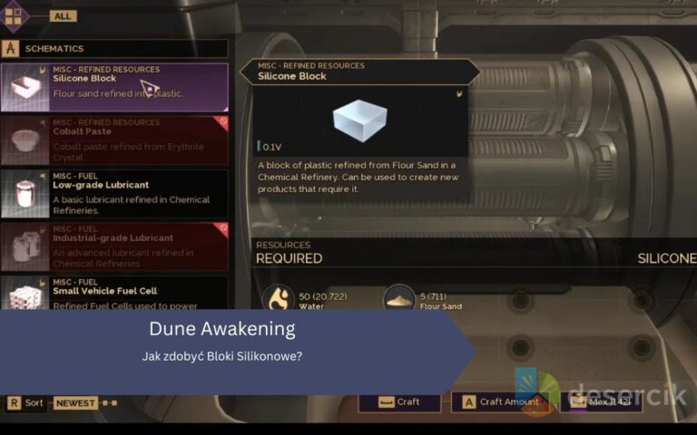 Dune Awakening: Jak zdobyć Bloki Silikonowe?