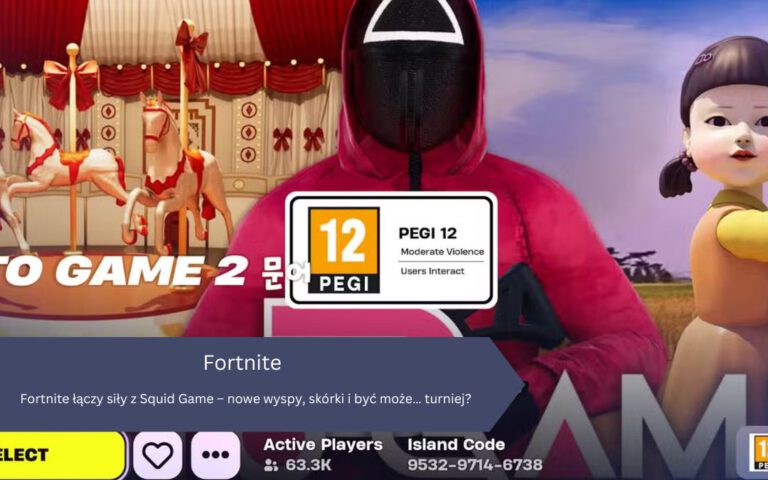 Fortnite łączy siły z Squid Game – nowe wyspy, skórki i być może… turniej?