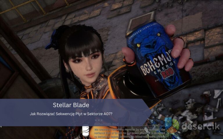 Stellar Blade: Jak Rozwiązać Sekwencję Płyt w Sektorze A07?
