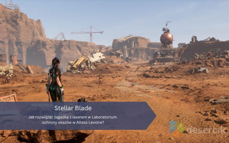 Stellar Blade: Jak rozwiązać zagadkę z laserem w Laboratorium ochrony okazów w Altess Levoire?