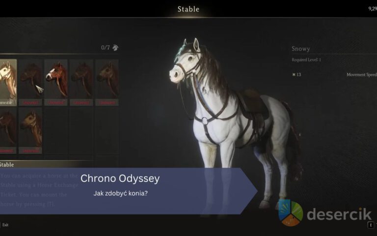 Jak zdobyć konia w Chrono Odyssey?