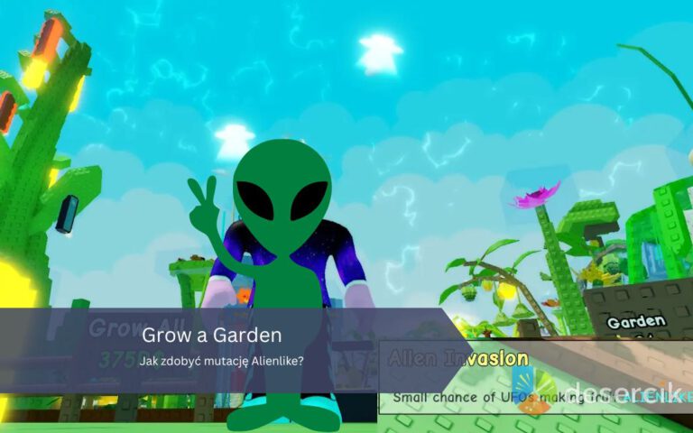 Grow a Garden: Jak zdobyć mutację Alienlike?