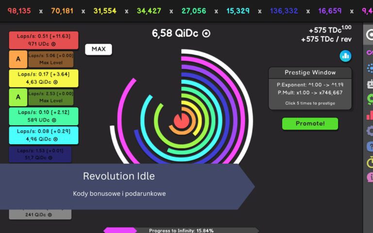 Revolution Idle – kody bonusowe i podarunkowe
