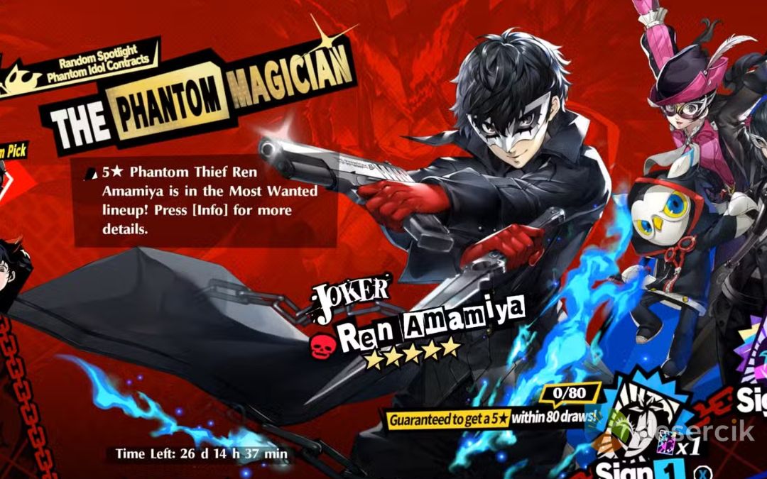 Phantom Magician „Joker” - Banner z Jokerem